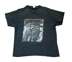Vintage Led Zeppelin Mens L T-Shirt Band 2004 Myth Gem Stairway Distressed Faded