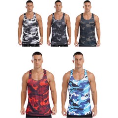 Men Gym Tank Top Vest Sleeveless Bodybuilding Fitness Muscle Workout Tee T-shirt