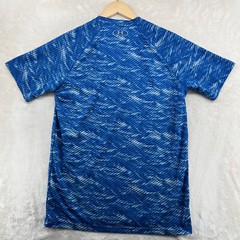 Under Armour Heatgear Loose Fit Men’s Size S Blue Camouflage Crew-Neck T-Shirt