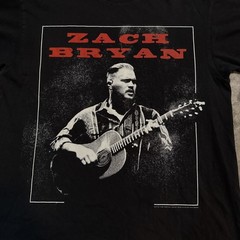 Zach Bryan Quittin Time Tour 2024 T Shirt Grey One Of These Days USA Size Med