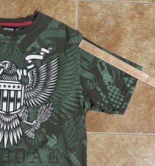 Y2K Contender Cheddar Money 100 Dollar Bill Green Short Sleeve Crew XL Tee Shirt