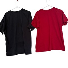 Lot 5 Mens Pocket T Shirts L Short Slv Solid Casual Basics Gym Workout Outdoors