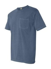 COMFORT COLORS 6030 Adult Pocket Tee – 3 First Quality Shirts – Assorted Colors