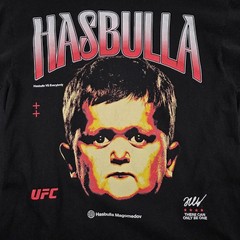 Ufc Hasbulla Magomedov T Shirt Mens XL Black Short Sleeve Graphic Print