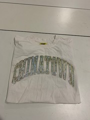 Chinatown Market Shirt XL White Bling Arch Skater Japanese Streetwear Retro Rap