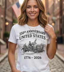USA 250th Anniversary Shirt 1776-2026, America 250 Patriotic Tee, Revolutionary