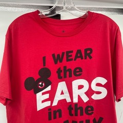 Disney Men’s Graphic T-Shirt Short Sleeve Red/Multi Size Large New