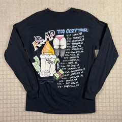 ASAP Mob Too Cozy Tour 2017 Long Sleeve T Shirt Size Medium