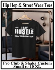 Mens Hustle Dream Don’t Require A Pillow Motivational Pro Club Shaka Tee Shirt