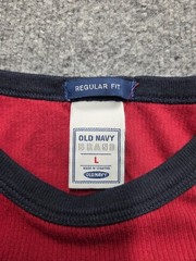 Old Navy Men’s Tank Top Red Size Large Wide Strap Sleeveless Regular Fit