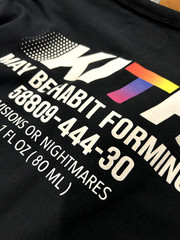KITH “Habit Forming” Tee – Black – Size Large