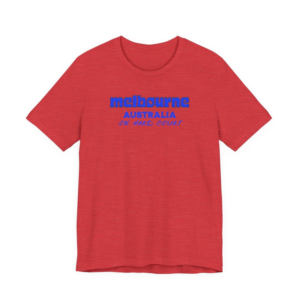 Melbourne Australia On Hark Court T-Shirt | City Text Tee