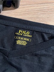 Polo Ralph Lauren Black Long Sleeve V-Neck Shirt – Men’s XL