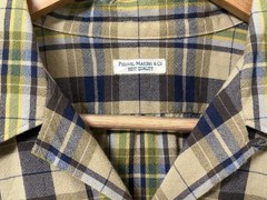 PHIGVEL 22SS Madras Check Short Sleeve Shirt Size S