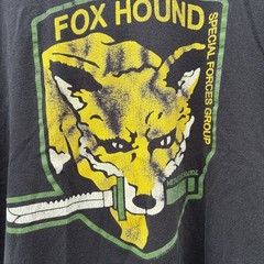 Vintage Metal Gear Solid 4 Fox Hound Promo Tee Shirt Mens Medium 2011 Y2K