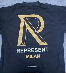 Represent T Shirt Short Sleeve Milan Graphic Tee Size L