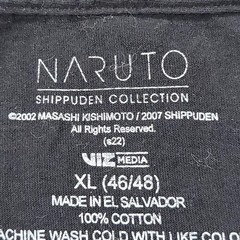 Naruto Ichiraku Ramen Shop Shirt Mens XL Black Graphic Tee Shippuden Anime Logo