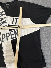 Sean John Shirt Mens 5X Big Black Make It Happen Graphic T-Shirt Motivational