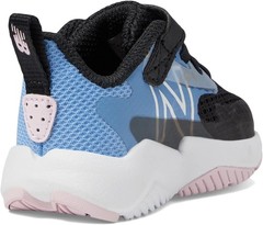 New Balance Rave Run V2 Bungee Lace with Top Strap Shoe, Lilac Glo/Sky Blue/Pixe