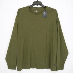 Cremieux Men’s Long Sleeve Shirt XXL Olive Heather Solid Stretch NWT