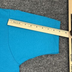 Vintage Fruit of the Loom Shirt Mens Large Teal Blue Single Stitch USA 1990s