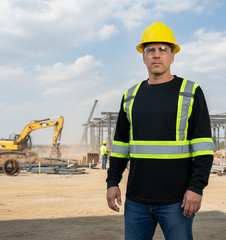 Black High Visibility Safety Shirt Choose size