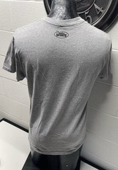 Chalktalk Sports Hockey Humor Tee Med. You want That Puck To Go Or Eat It Here?