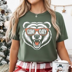 Retro Game Day Bear T-Shirt