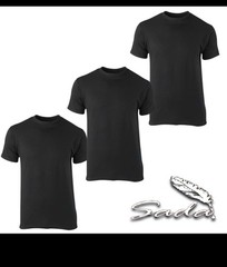 Sada Crew-Neck T-shirt Short-sleeve (3pc) 100% Cotton. Size S