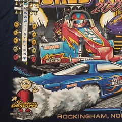 IHRA Motorsports World Finals T Shirt Mens XL Blue 10th Annual Drag Racing Y2K