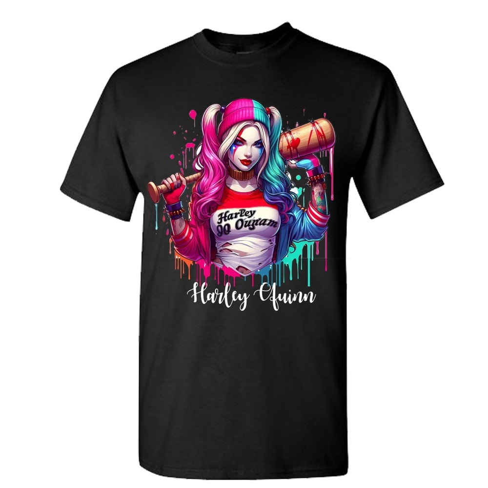 Harley Quinn T-Shirt Beautiful Harley Quinn T-Shirt Harley Quinn hero T-shirt