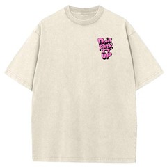 Men’s Oversized Acid Wash Vintage 100% Cotton Don’t Mess It Up Casual T-Shirt
