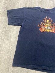 Vintage Y2K JNCO Jeans Blue Dragon Graphic T-Shirt XXL USA Distressed