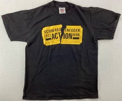 Vintage Last Action Hero T-Shirt Movie Promo 1993 Schwarzenegger M L