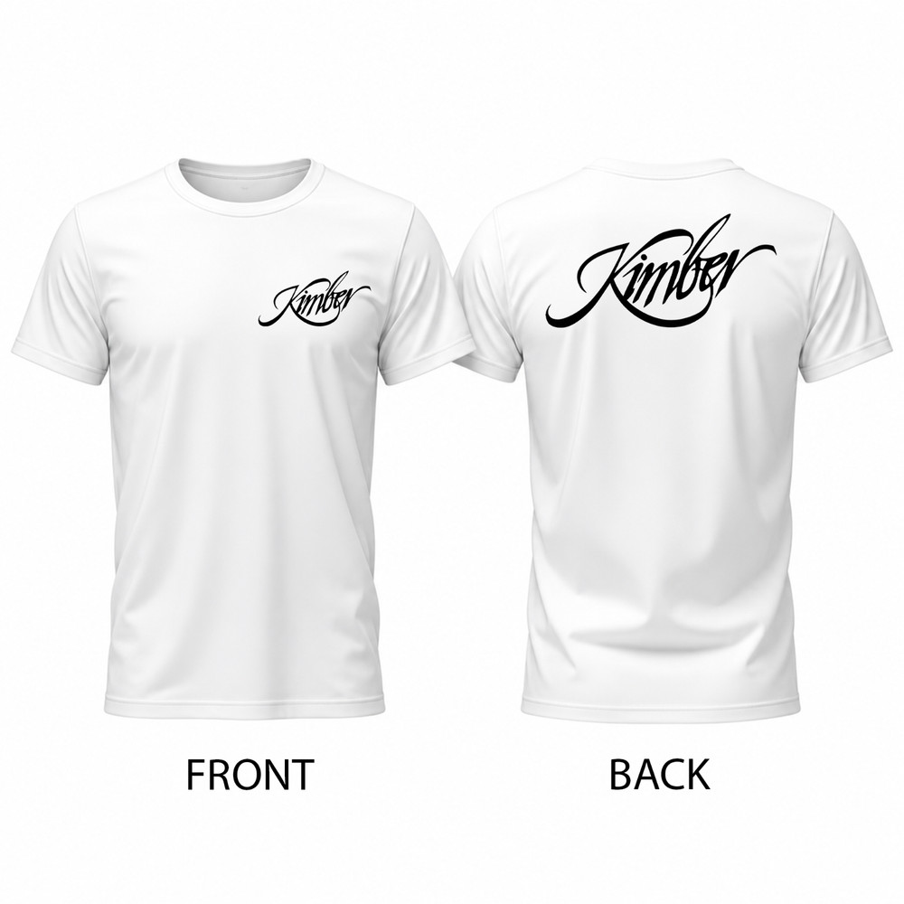 Kimber Guns Firearms Men’s White Graphic T Shirt