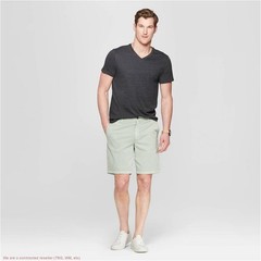Men’s V-Neck T-Shirt Goodfellow & Co Gray S *SEE DEAL!!!*