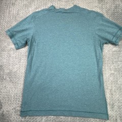 Public Rec Go-To Tee Shirt Mens Small Heather Teal Blue Active Pima Cotton Blend