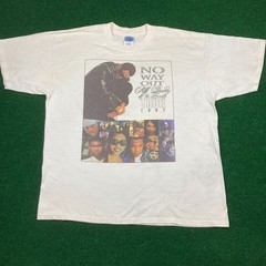 Vintage Puff Daddy Shirt Mens XL White 1997 No Way Out World Tour P Diddy 90s