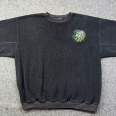 Vintage Mountain Dew Sherpa Fleece Adult XL Black 80s Mtn Dew Cleveland