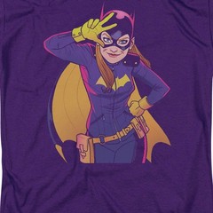 Batman Batgirl Moves Licensed Adult Unisex T-Shirt Regular Fit Tee SM-4X