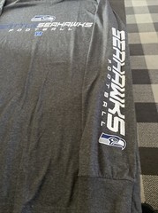 Seattle Seahawks Majestic Men’s Pre Washed Cotton XL Long Sleeve