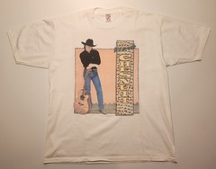 1993 Mark Chesnutt Tour Double Sided Concert T-Shirt XL Nice Cond As Pictured