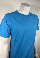 Tommy Bahama Short Sleeve Teal Blue Cotton T-shirt Medium Soft Feel Loose Fit