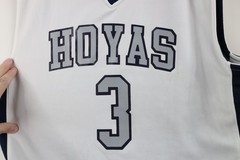 Vintage 90s Mens Small Reversible Georgetown University Basketball Jersey #3