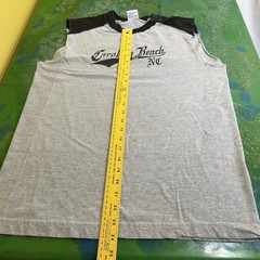 Vintage Carolina Beach NC Sleeveless T-Shirt Y2K M/L Tee Surfwear Surf Beach