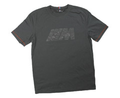 BMW Mens T-Shirt M – US S Black Logo Cotton Made in Portugal M Power