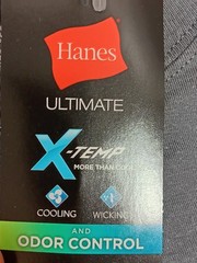 Lot Of 5 – Hanes Mens Ultimate X-Temp T-Shirt Size L Crew Neck Short Sleeve Gray