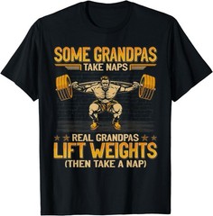 New Weightlifting Some Grandpas Gift Idea Premium Shirt Made in USA Size S to XL