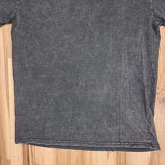 Weston Jon Boucher Shirt Mens 2XL Black Tee Cotton Mineral Wash Short Sleeve