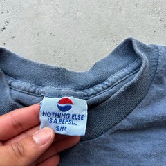 Vintage 90s Pepsi 100 Percent Guaranteed Blue Graphic T-Shirt